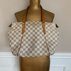 VINTAGE Louis Vuitton Damier Azur Totally PM